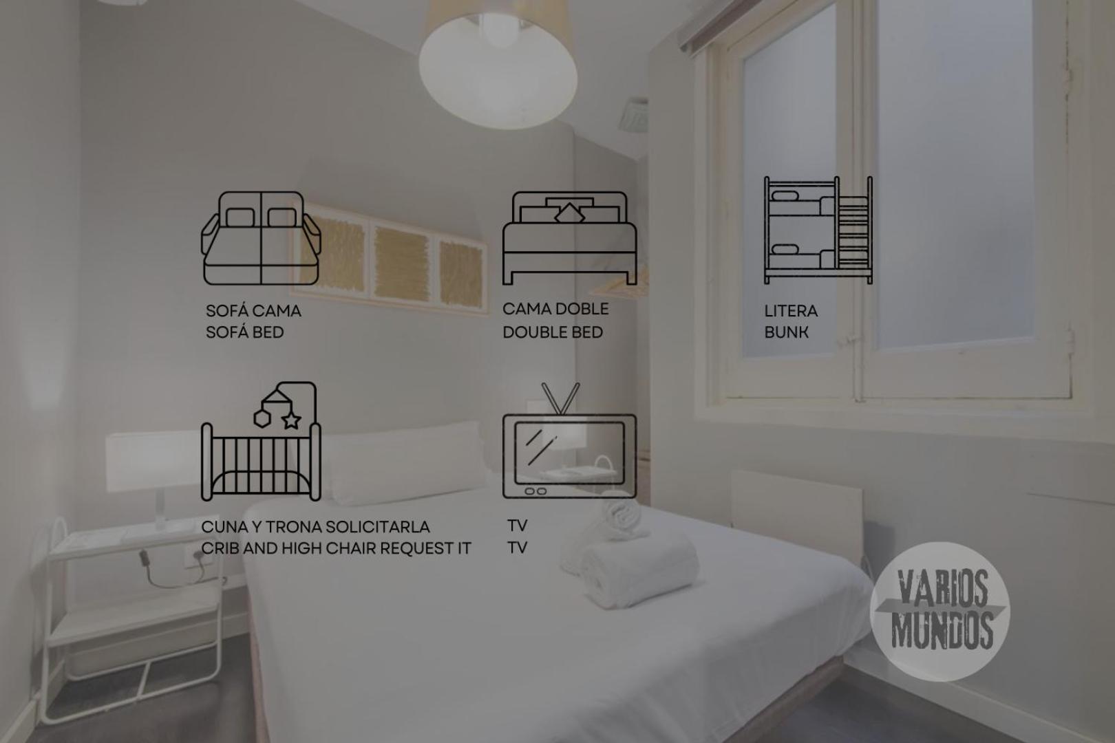 Great Apt Para 6Pax In The Heart Of Madrid Center Eksteriør bilde